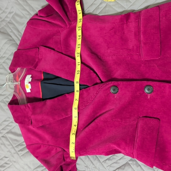 Boden- Corduroy Fuchsia Classic Tailored Blazer-Size 2P - Picture 8 of 8